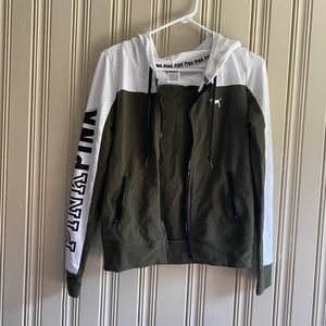 Olive green PINK jacket